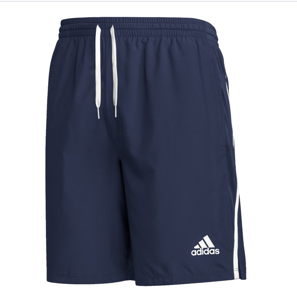 Adidas Men's Navy Blue Athletic Shorts
